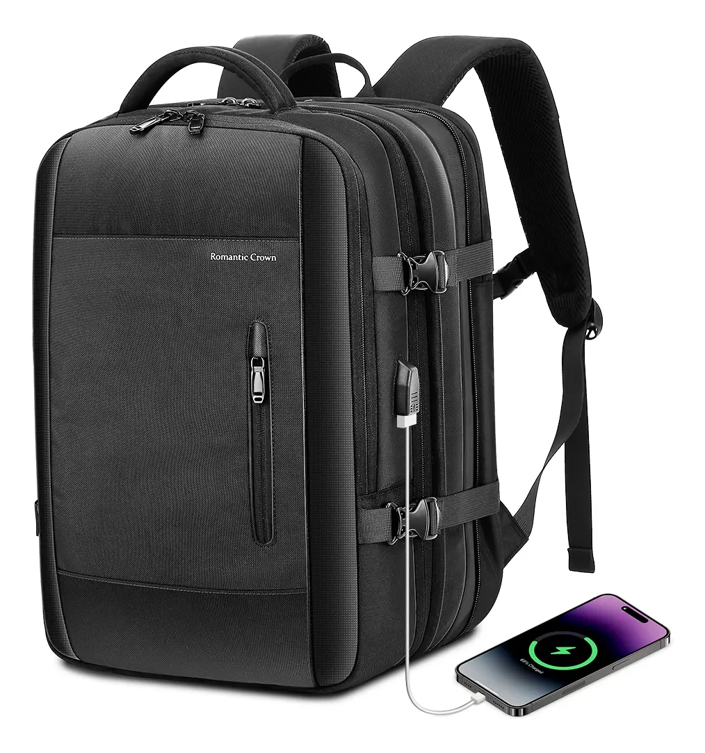 Mochila Viagem Executiva Grande Notebook Masculina Feminina — foto 1 de 8
