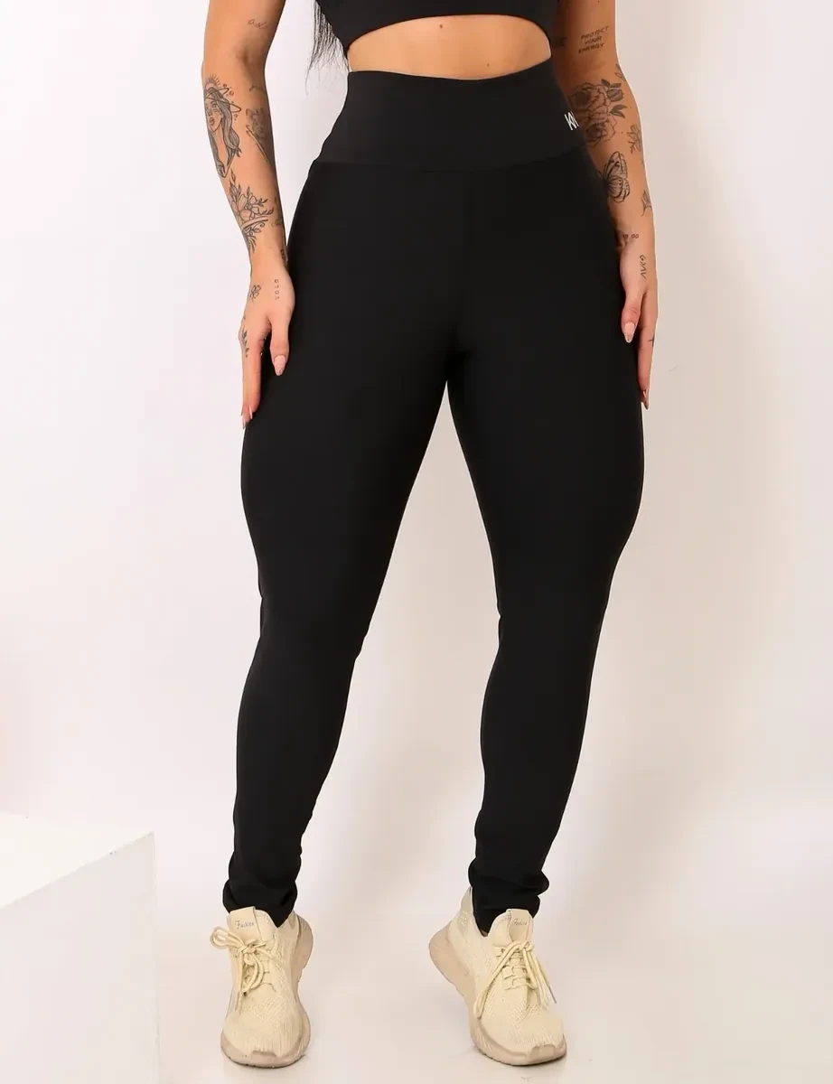 Calça Legging Fitness Zero Transparência Cintura Alta Koenig — foto 1 de 7